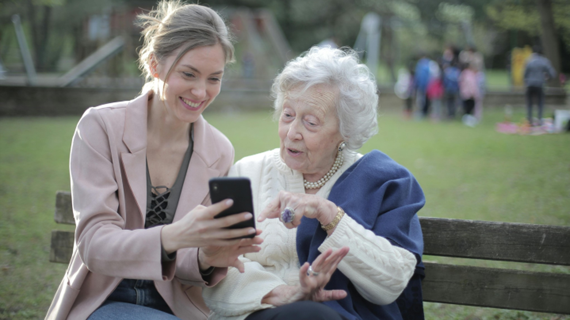 Person presenting a training strategy